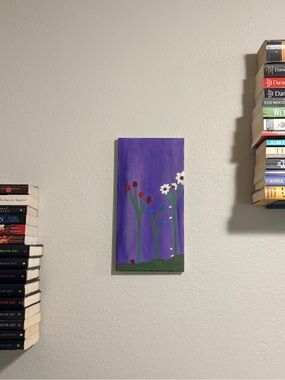Handcrafted Oil Floral Canvas Wall Art